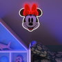 Yellowpop Disney Minnie Printed Face LED Neon Wall Light White / Red