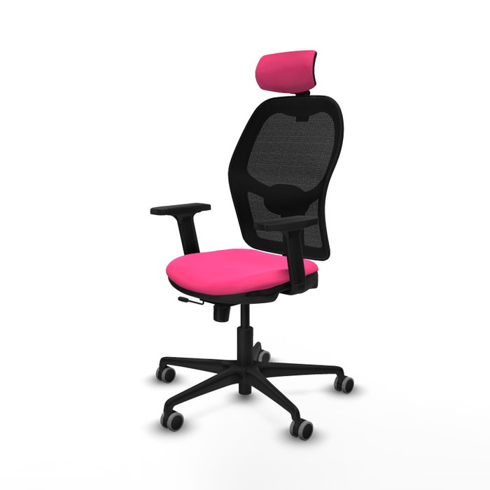 PIQUERAS Y CRESPO Silla de oficina Jorquera Rosa y Negro PIQUERAS Y CRESPO Silla de oficina Jorquera Rosa y Negro