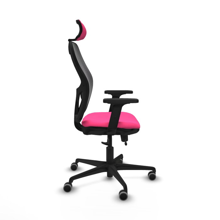 PIQUERAS Y CRESPO Silla de oficina Jorquera Rosa y Negro PIQUERAS Y CRESPO Silla de oficina Jorquera Rosa y Negro
