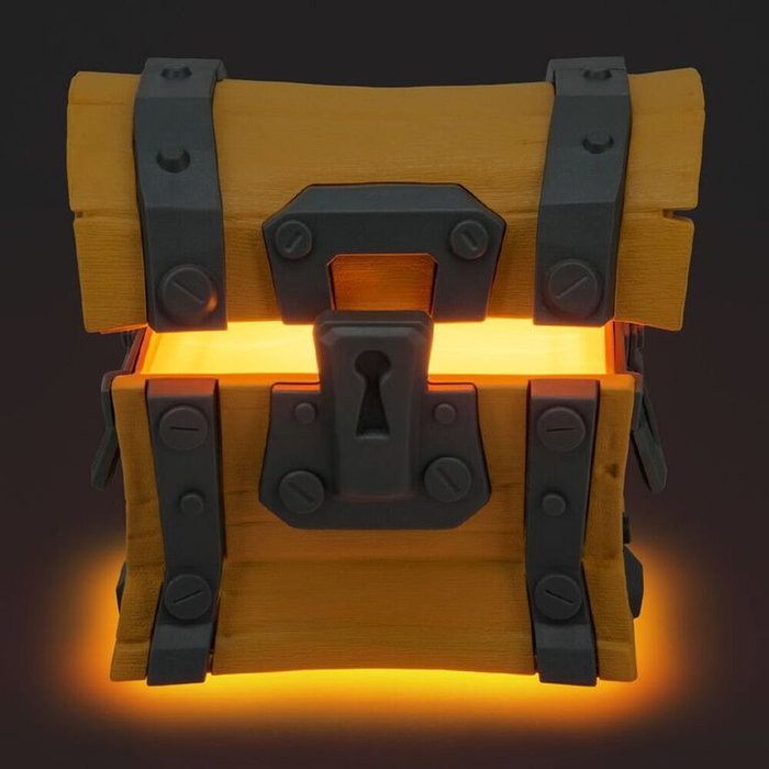 PALADONE Lampara Cofre Fortnite Coleccionable con Luz y Efectos de Sonido para Gaming y Escritorio