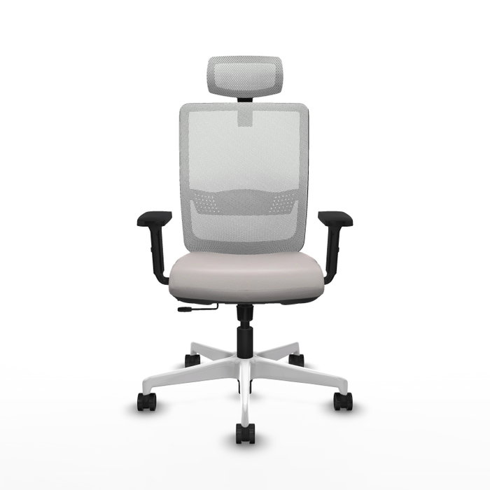 PIQUERAS Y CRESPO Silla de oficina Haches Blanca con Mecanismo Sincro/Traslack PIQUERAS Y CRESPO Silla de oficina Haches Blanca con Mecanismo Sincro/Traslack