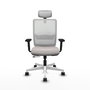 PIQUERAS Y CRESPO Silla de oficina Haches Blanca con Mecanismo Sincro/Traslack