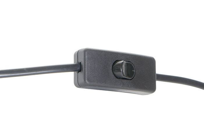 Lampara Sobremesa Cottage DKD Home Decor Gris Oscuro Gris 28 x 50 x 28 cm (2 Unidades)