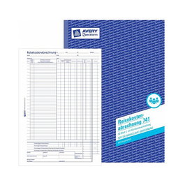 AVERY Zweckform Libro de formularios mensuales para liquidación de gastos de viaje 741