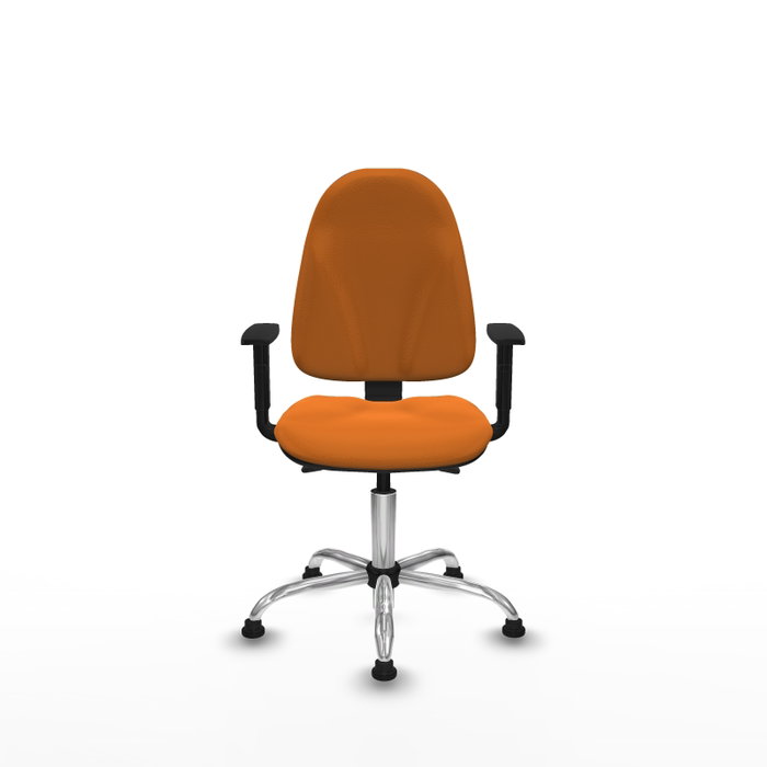 PIQUERAS Y CRESPO Silla de oficina Algarra Naranja con Mecanismo Asincro