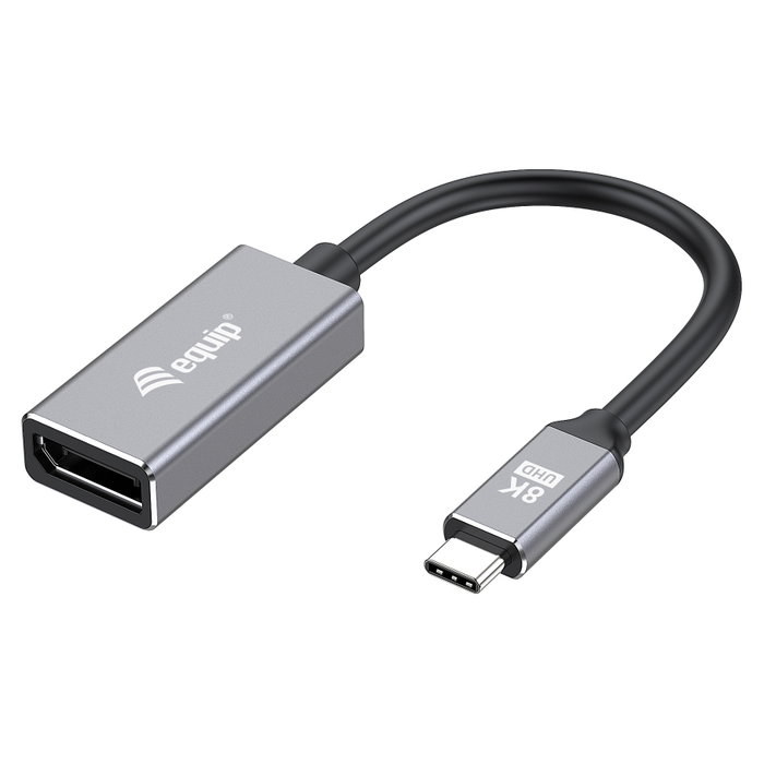Equip Adaptador USB-C a DisplayPort 1.4 8K/30Hz, 0.15m Equip Adaptador USB-C a DisplayPort 1.4 8K/30Hz, 0.15m