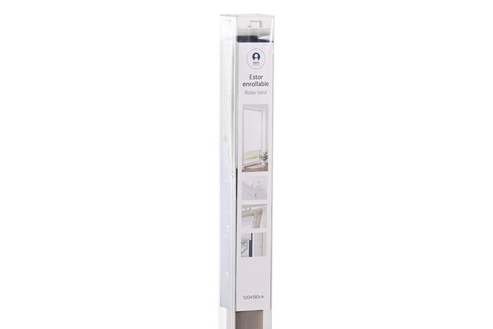 DKD Home Decor Estor Básico Gris 190 x 120 cm