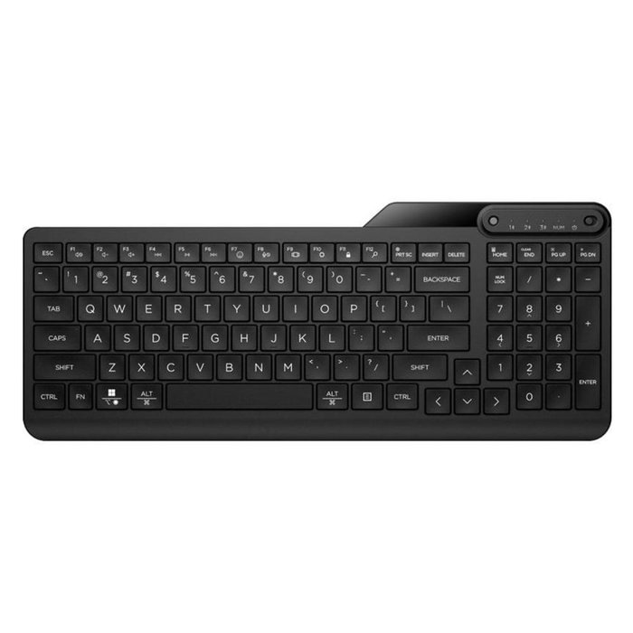 HP Teclado 460 Inalámbrico Bluetooth 5.3, Multidispositivo, Compatible con Windows/macOS/ChromeOS, Teclado Numérico, Negro HP Teclado 460 Inalámbrico Bluetooth 5.3, Multidispositivo, Compatible con Windows/macOS/ChromeOS, Teclado Numérico, Negro