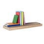 Fepre Estantería con fijación invisible 60 x 25 cm roble blanco