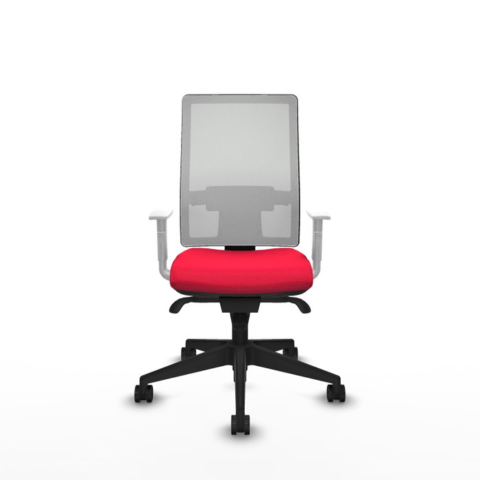 PIQUERAS Y CRESPO Silla de oficina Horna con mecanismo Sincro, Rojo y Blanco PIQUERAS Y CRESPO Silla de oficina Horna con mecanismo Sincro, Rojo y Blanco