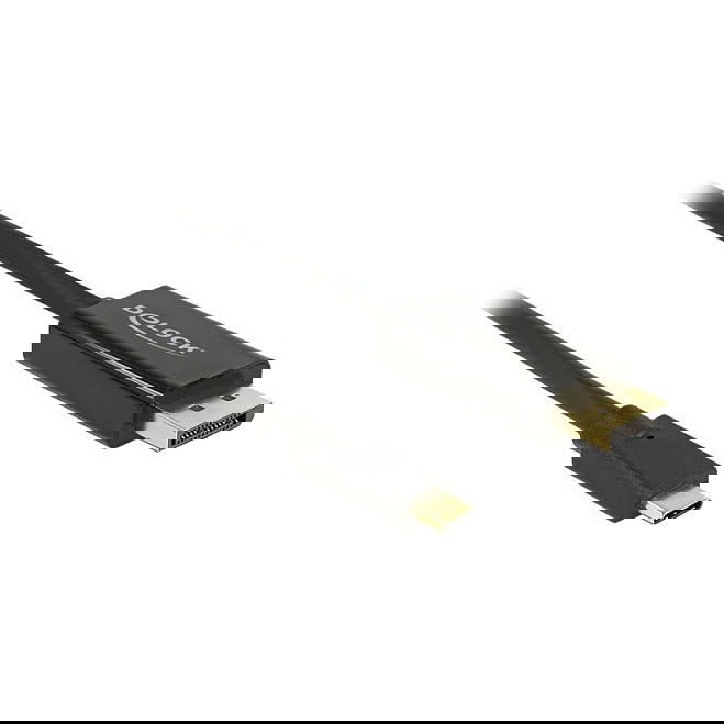 DeLock Cable Adaptador DisplayPort 1.2 a USB-C Macho 1m Negro 4K 60Hz HDR Plug & Play - 85255 DeLock Cable Adaptador DisplayPort 1.2 a USB-C Macho 1m Negro 4K 60Hz HDR Plug & Play - 85255