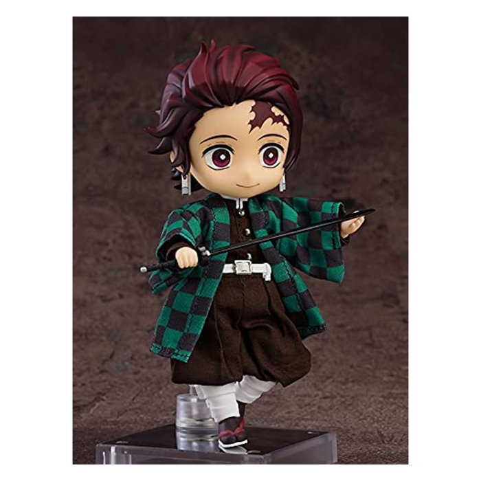Good Smile Company Figura Nendoroid Tanjiro Kamado Kimetsu No Yaiba PVC 14 cm con Accesorios y Base