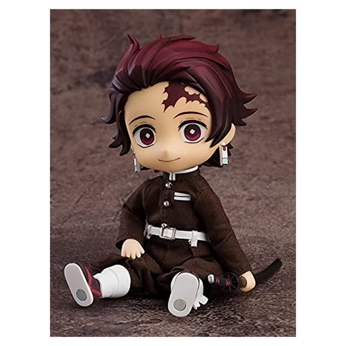 Good Smile Company Figura Nendoroid Tanjiro Kamado Kimetsu No Yaiba PVC 14 cm con Accesorios y Base