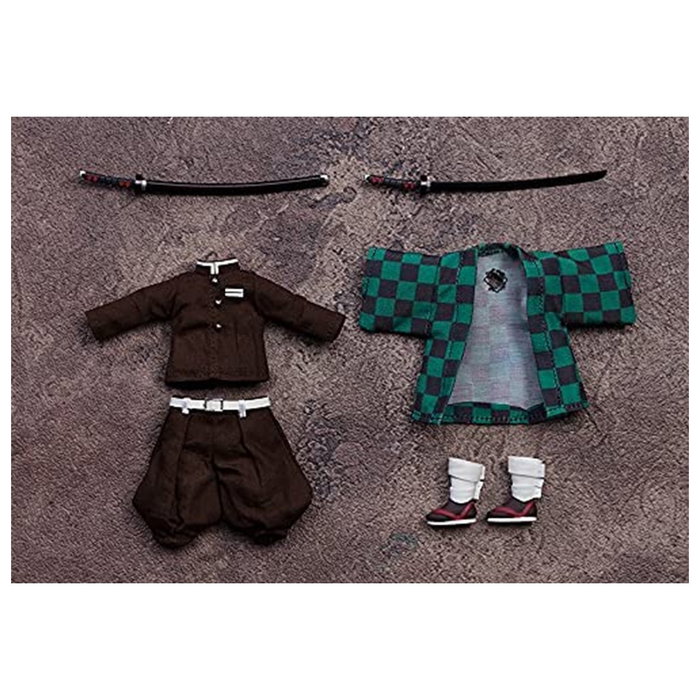 Good Smile Company Figura Nendoroid Tanjiro Kamado Kimetsu No Yaiba PVC 14 cm con Accesorios y Base