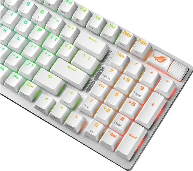 Asus Strix Scope II 96 Wireless Teclado Mecánico Gaming Blanco Layout Polaco Asus Strix Scope II 96 Wireless Teclado Mecánico Gaming Blanco Layout Polaco