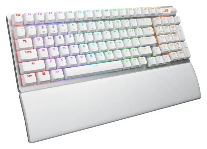 Asus Strix Scope II 96 Wireless Teclado Mecánico Gaming Blanco Layout Polaco Asus Strix Scope II 96 Wireless Teclado Mecánico Gaming Blanco Layout Polaco