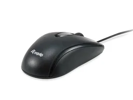 Equip 245116 Ratón de Oficina Ambidextro USB Tipo C 1200 DPI Negro