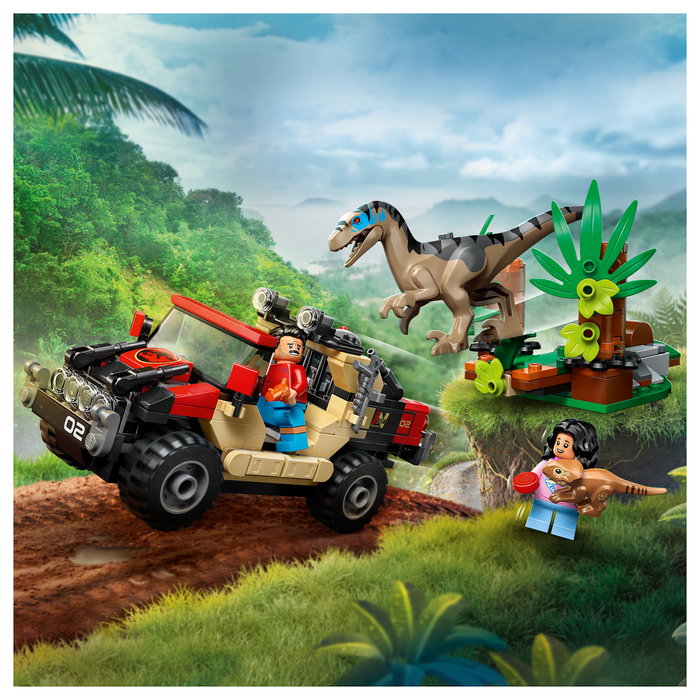 LEGO Jurassic World Huida en Todoterreno y Raptor 76972 LEGO Jurassic World Huida en Todoterreno y Raptor 76972