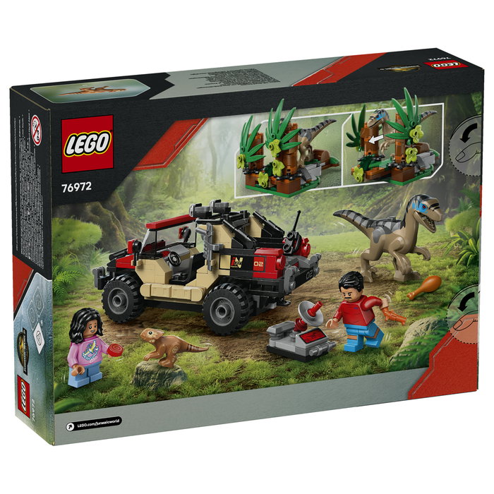 LEGO Jurassic World 76972 Huida en Todoterreno y Raptor al Acecho LEGO Jurassic World 76972 Huida en Todoterreno y Raptor al Acecho