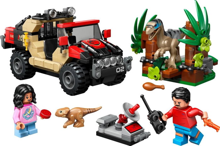 LEGO Jurassic World Huida en Todoterreno y Raptor 76972 LEGO Jurassic World Huida en Todoterreno y Raptor 76972