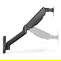 Digitus Soporte de Pared para Monitor Universal con Resorte de Gas y Brazo Giratorio