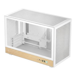 Deepcool CH260 Mini ITX Gabinete para PC, Estructura de Madera, Color Blanco, Mini-Torre, CH260 Wood White
