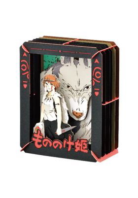 Semic studios Princesa Mononoke & San Paper Theater 10x8x4 cm