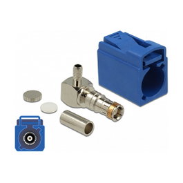 DeLOCK 89715 Conector coaxial FAKRA C macho 90°