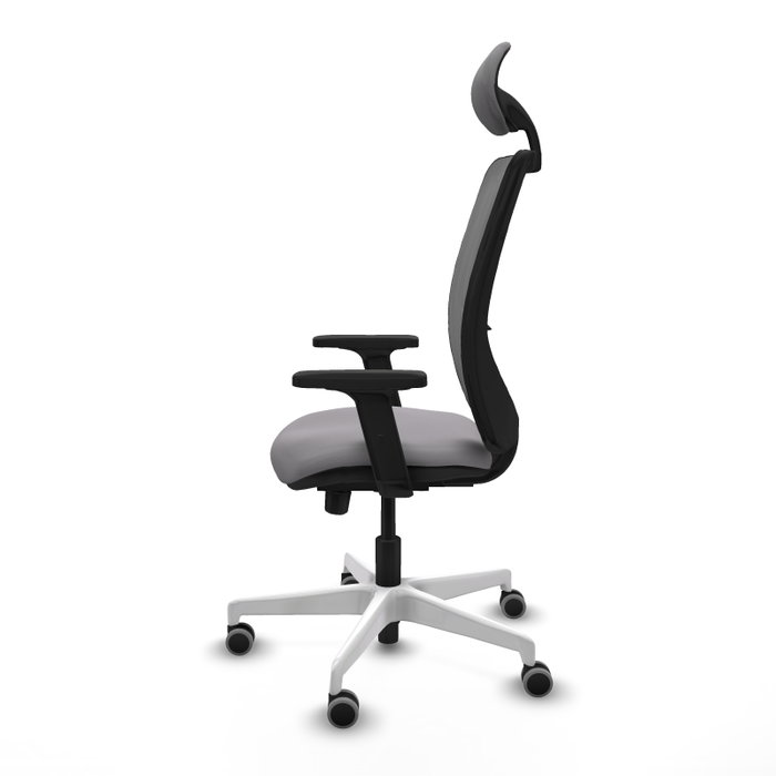 PIQUERAS Y CRESPO Silla de oficina Zulema Gris con mecanismo Sincro/Traslack