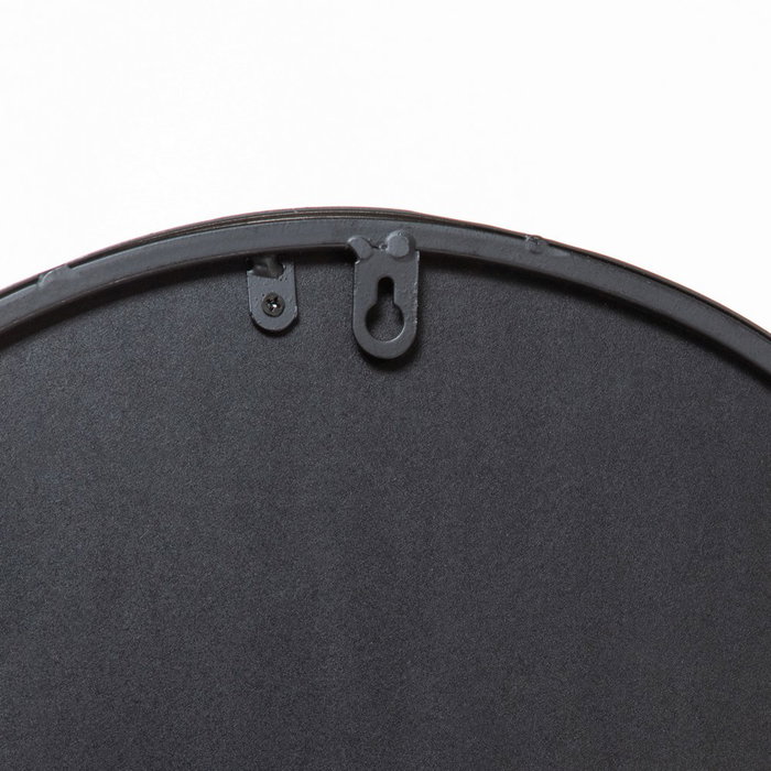 Espejo Vestidor Negro Metal Decoración 40 X 2 X 130 cm