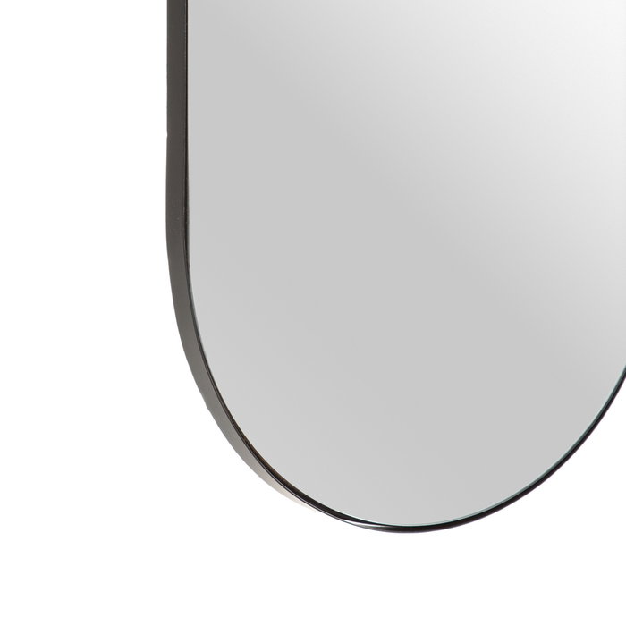 Espejo Vestidor Negro Metal Decoración 40 X 2 X 130 cm