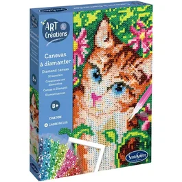 Sentosphere Kit de creación con mini diamantes de imitación - Gatitos