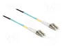 DeLOCK Cable de fibra óptica LC Duplex a LC Duplex Multimode OM3 25 m