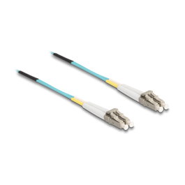DeLOCK Cable de fibra óptica LC Duplex a LC Duplex OM3 25 m