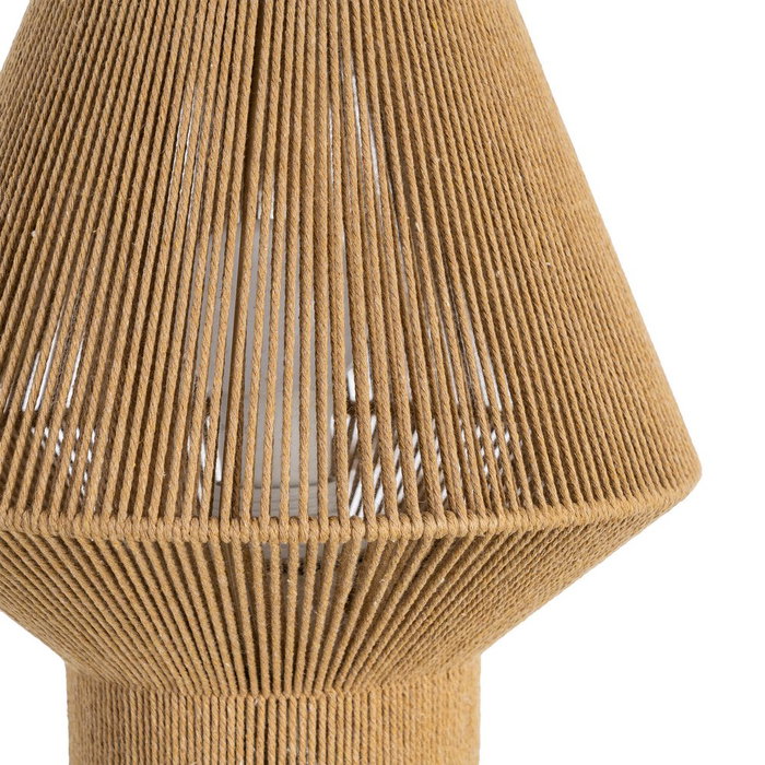 Lámpara Mesa Natural Cuerda de Papel 25,50 X 25,50 X 26 cm Lámpara Mesa Natural Cuerda de Papel 25,50 X 25,50 X 26 cm