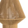 Lámpara Mesa Natural Cuerda de Papel 25,50 X 25,50 X 26 cm