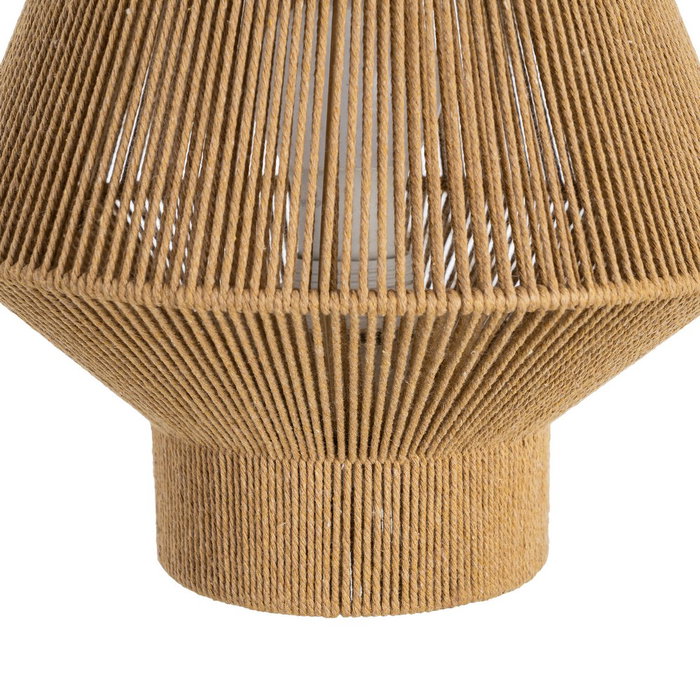 Lámpara Mesa Natural Cuerda de Papel 25,50 X 25,50 X 26 cm Lámpara Mesa Natural Cuerda de Papel 25,50 X 25,50 X 26 cm