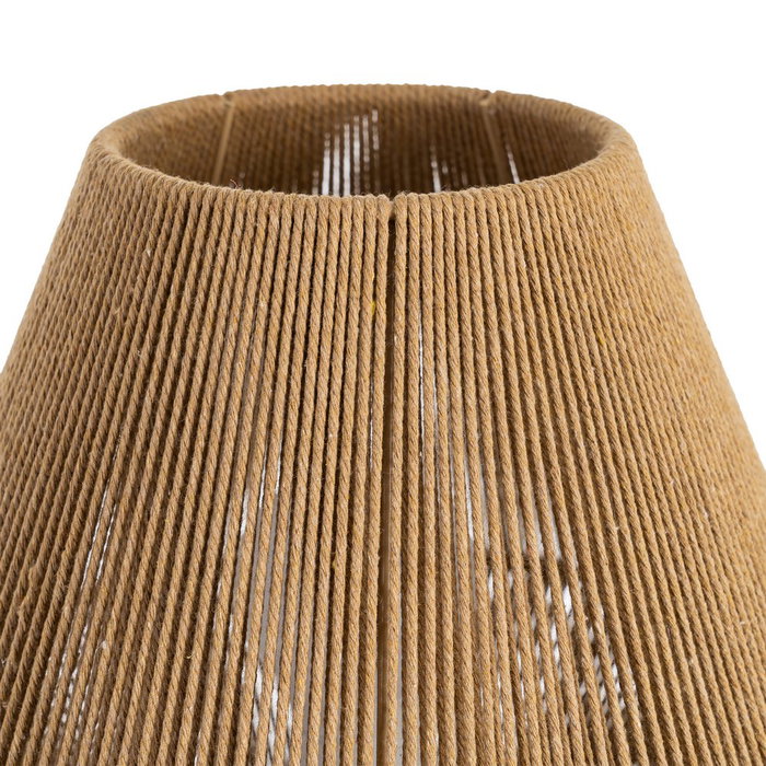 Lámpara Mesa Natural Cuerda de Papel 25,50 X 25,50 X 26 cm Lámpara Mesa Natural Cuerda de Papel 25,50 X 25,50 X 26 cm