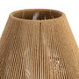 Lámpara Mesa Natural Cuerda de Papel 25,50 X 25,50 X 26 cm