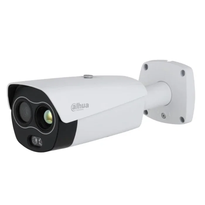 Dahua Cámara IP Híbrida Térmica Bullet 4 MP 400x300 TPC-BF4441-B19F8-DC-S2-V1 con Lentes 19mm + 8mm, IP67, PoE, 12V