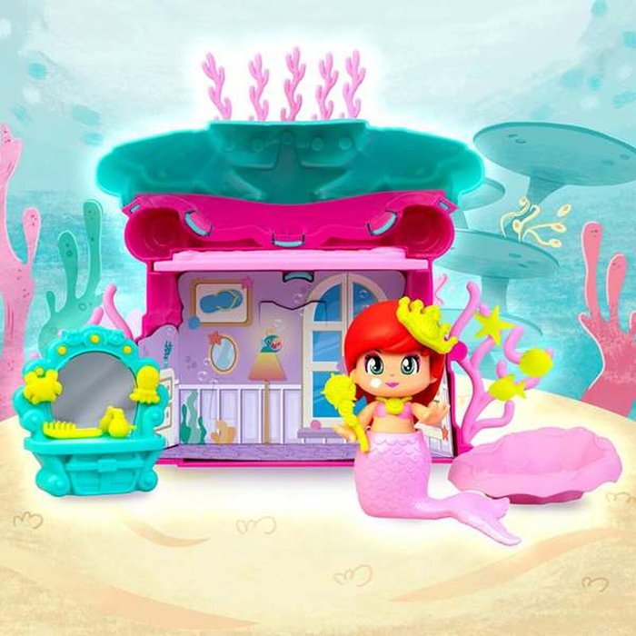 Famosa Figura Pinypon Casa del Mar de la Sirenita 8 cm