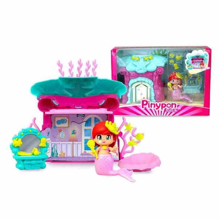 Famosa Figura Pinypon Casa del Mar de la Sirenita 8 cm