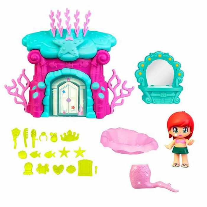 Famosa Figura Pinypon Casa del Mar de la Sirenita 8 cm