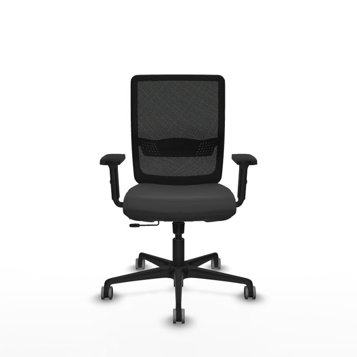 PIQUERAS Y CRESPO Silla de oficina Haches Gris oscuro y Negro PIQUERAS Y CRESPO Silla de oficina Haches Gris oscuro y Negro