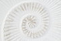 DKD Home Decor Cabecero de Cama MDF Espiral Dorado y Blanco