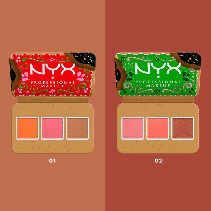 NYX Professional Makeup Buttermelt Duo Cream Palette - Bronceador y Colorete Cremoso 2 en 1, Tono #Dark, 12g