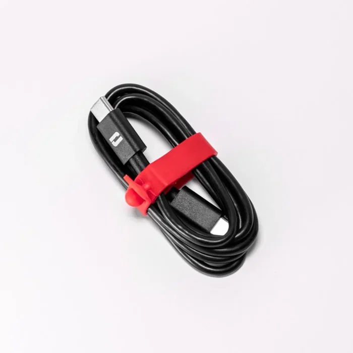 Crosscall 1301239999222 Cable USB-C a USB-C 1.2m, Blindado, Carga Rápida 20W, USB 2.0, Transferencia de Datos y Carga, Negro