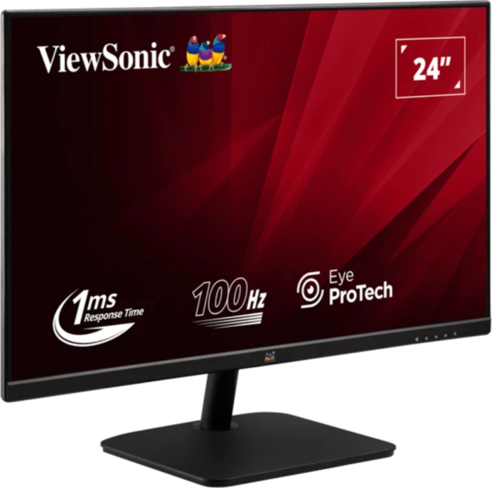 Viewsonic VA2432-MHD-3 Monitor de PC 61 cm (24") Full HD LED Negro 1920 x 1080 Pixeles IPS 1ms 100Hz