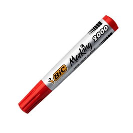 BIC Marcador permanente Marking 2000 punta cónica trazo 1,7mm rojo