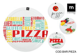 La Mediterranea Plato Pizza Redondo "Duomo Di Lodi" Surtido 30.5 cm (8 Unidades)